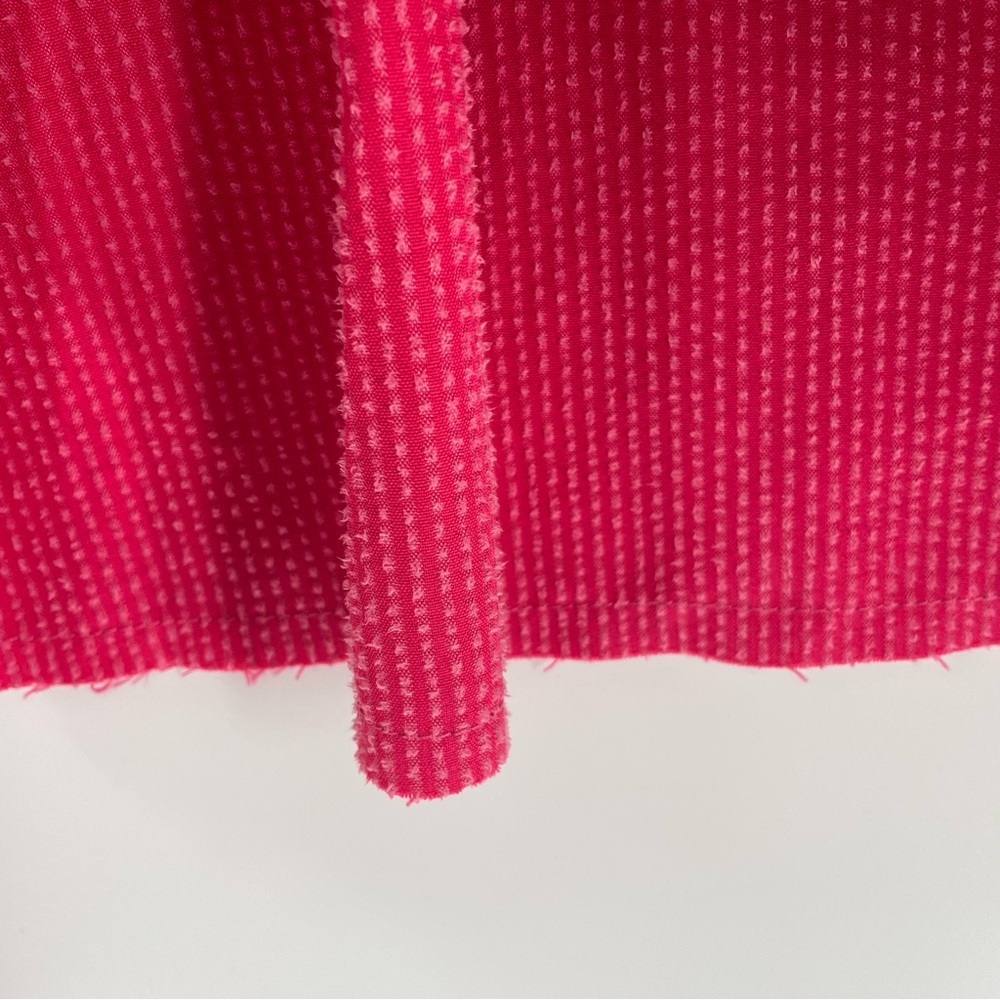 Urban Outfitters BDG Rodney Hot Pink Corduroy Cropped Button-Down Shirt Jacket - Picture 6 of 13